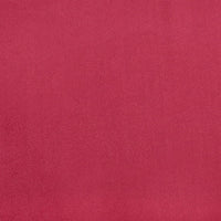 Sedie da Pranzo 6 pz Rosso Vino in Velluto