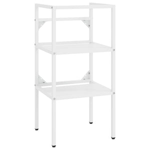 Struttura per Lavabo da Bagno-Supporti per Lavandino Bianca 40x38x83 cm in Ferro 461668