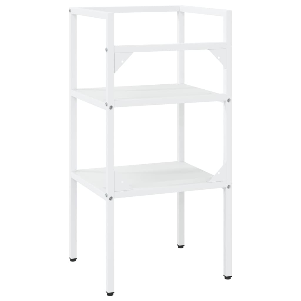 Struttura per Lavabo da Bagno-Supporti per Lavandino Bianca 40x38x83 cm in Ferro 461668