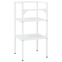 Struttura per Lavabo da Bagno-Supporti per Lavandino Bianca 40x38x83 cm in Ferro 461668