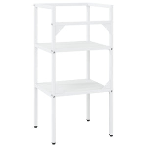 Struttura per Lavabo da Bagno-Supporti per Lavandino Bianca 40x38x83 cm in Ferro 461668