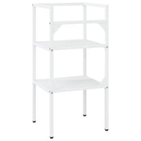 Struttura per Lavabo da Bagno Bianca 40x38x83 cm in Ferro 338484