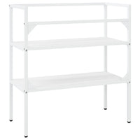 Struttura per Lavabo da Bagno-Supporti per Lavandino Bianca 79x38x83 cm in Ferro 942166