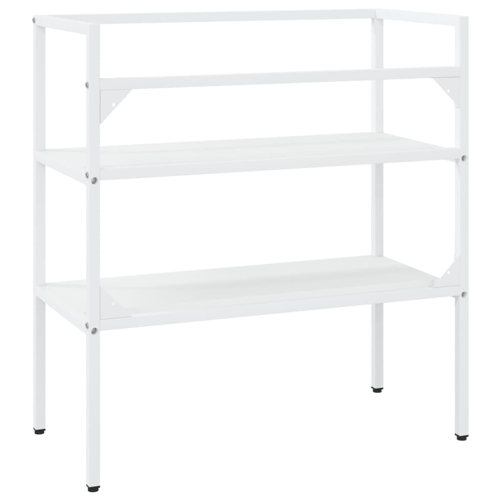 Struttura lavabo bagno 79 x 38 x 83 cm ferro bianco 02_0006755