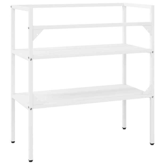 Struttura lavabo bagno 79 x 38 x 83 cm ferro bianco 02_0006755