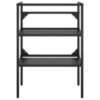 Struttura lavabo bagno 59 x 38 x 83 cm ferro nero 02_0006765