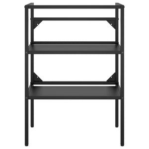 Struttura lavabo bagno 59 x 38 x 83 cm ferro nero 02_0006765