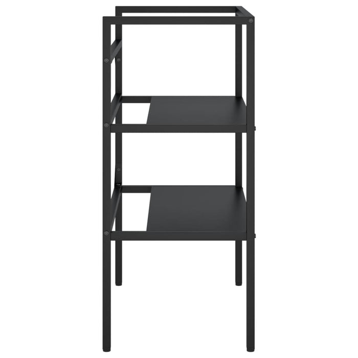 Struttura lavabo bagno 59 x 38 x 83 cm ferro nero 02_0006765