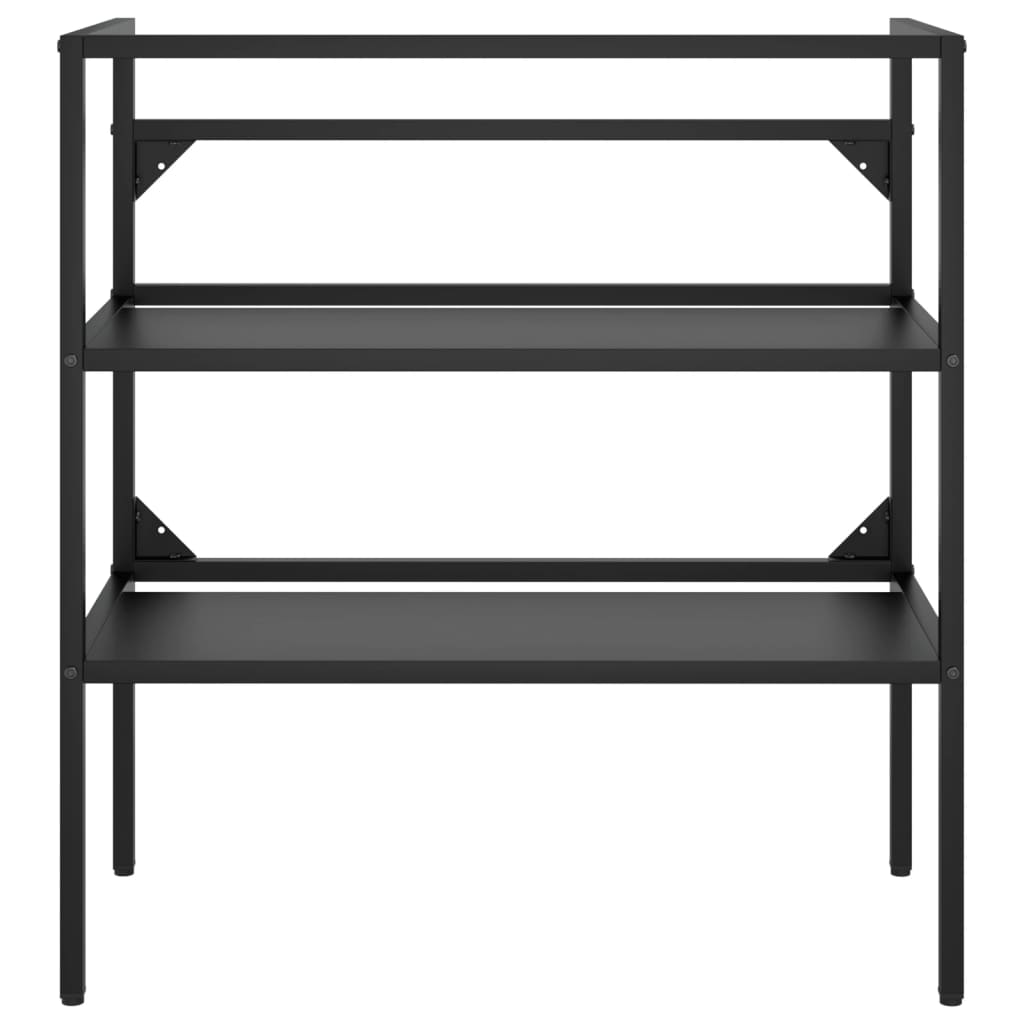 Struttura lavabo bagno 79 x 38 x 83 cm ferro nero 02_0006767