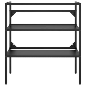 Struttura lavabo bagno 79 x 38 x 83 cm ferro nero 02_0006767