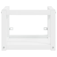 Struttura lavabo bagno sospeso 40x38x31 cm ferro bianco 02_0006756