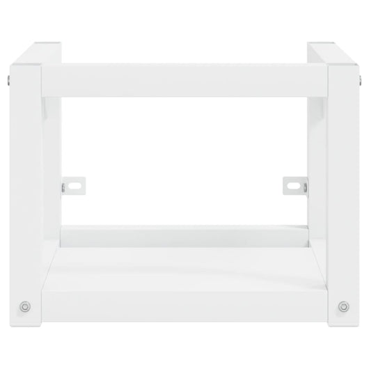 Struttura lavabo bagno sospeso 40x38x31 cm ferro bianco 02_0006756