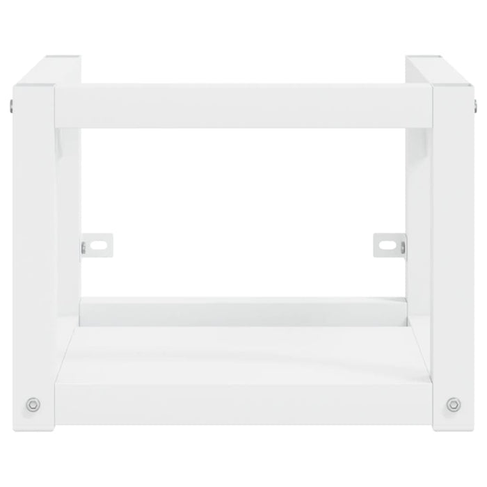 Struttura lavabo bagno sospeso 40x38x31 cm ferro bianco 02_0006756