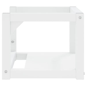 Struttura lavabo bagno sospeso 40x38x31 cm ferro bianco 02_0006756