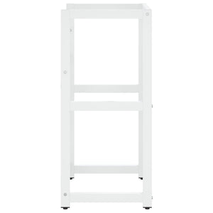 Struttura per Lavabo da Bagno Bianca 40x38x83 cm in Ferro cod mxl 71578