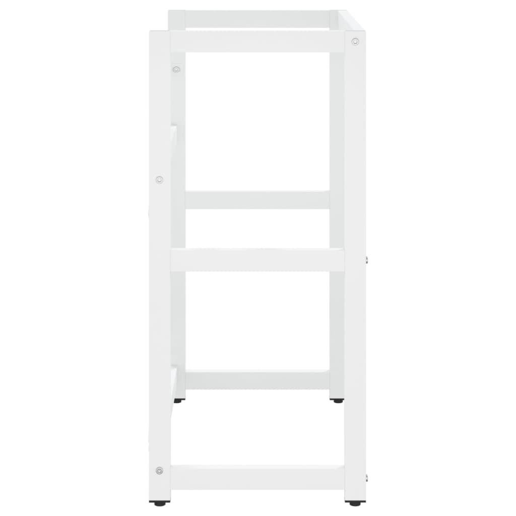 Struttura lavabo bagno 59 x 38 x 83 cm ferro bianco 02_0006753