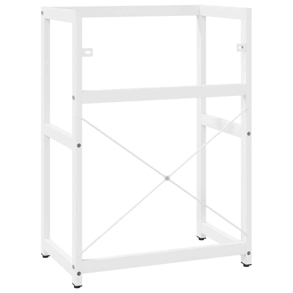 Struttura lavabo bagno 59 x 38 x 83 cm ferro bianco 02_0006753