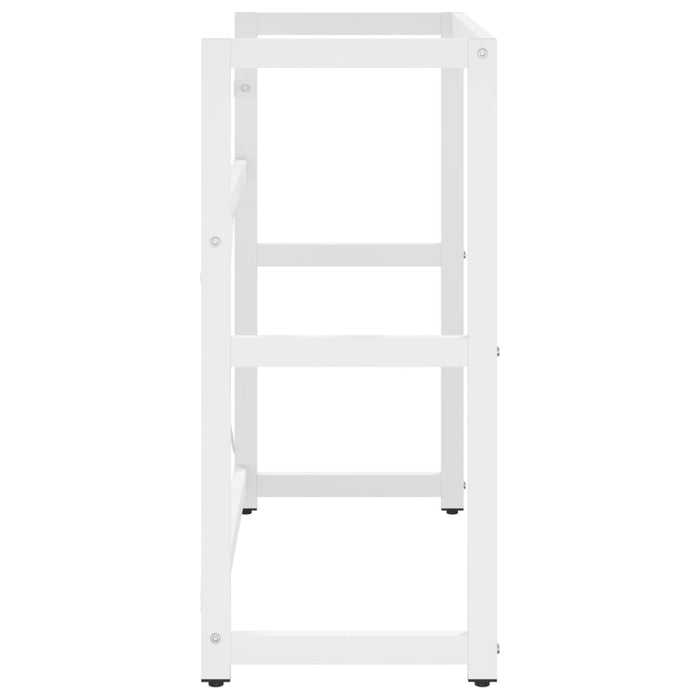 Struttura per Lavabo da Bagno Bianca 79x38x83 cm in Ferro cod mxl 68001