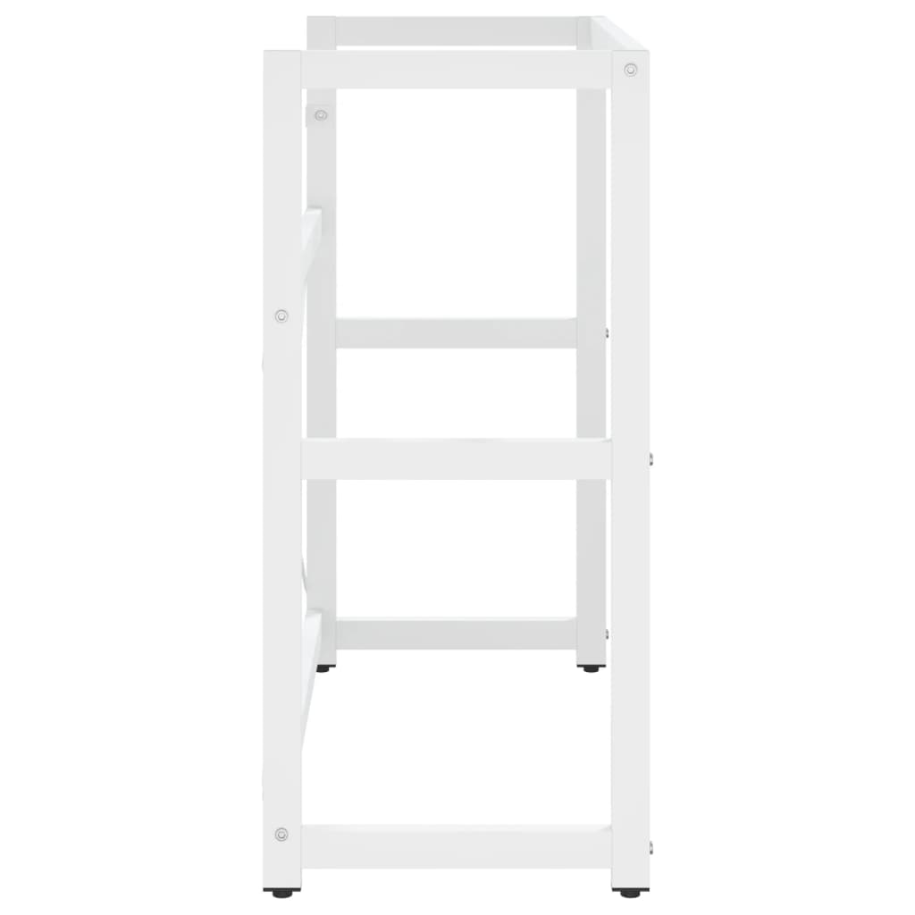 Struttura lavabo bagno 79 x 38 x 83 cm ferro bianco 02_0006754