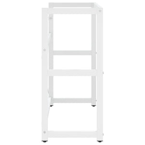 Struttura lavabo bagno 79 x 38 x 83 cm ferro bianco 02_0006754