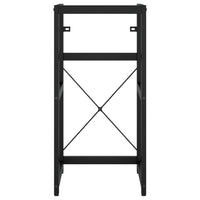 Struttura per Lavabo da Bagno Nera 40x38x83 cm in Ferro cod mxl 71581