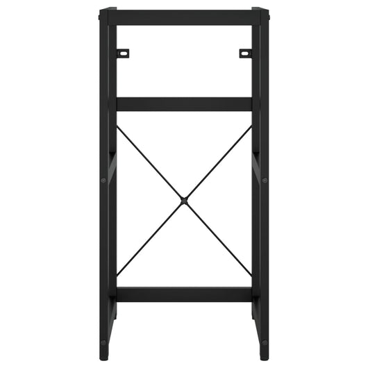 Struttura lavabo bagno 40x38x83 cm ferro nero 02_0006763