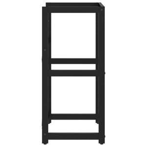 Struttura lavabo bagno 40x38x83 cm ferro nero 02_0006763