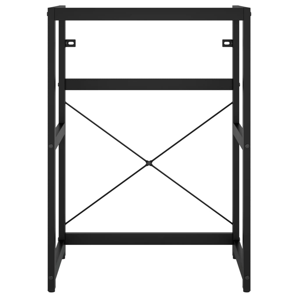 Struttura lavabo bagno 59 x 38 x 83 cm ferro nero 02_0006764