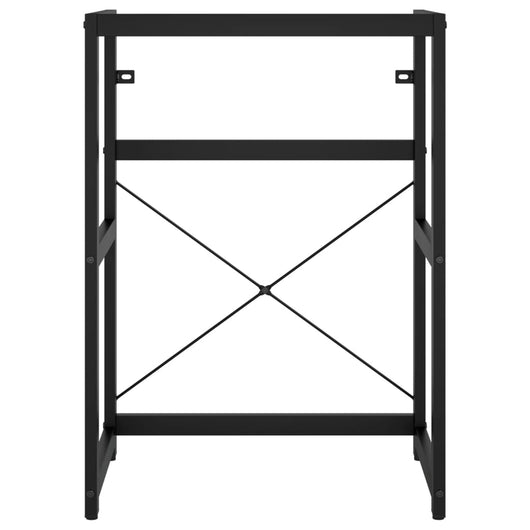 Struttura lavabo bagno 59 x 38 x 83 cm ferro nero 02_0006764