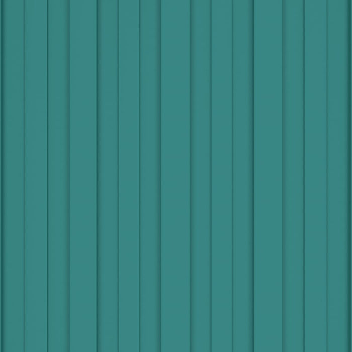 Pannelli da Tetto 12 pz in Acciaio Zincato Verde 60x45 cm cod mxl 61330