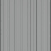 Pannelli da Tetto 12 pz in Acciaio Zincato Grigio 60x45 cm cod mxl 59898