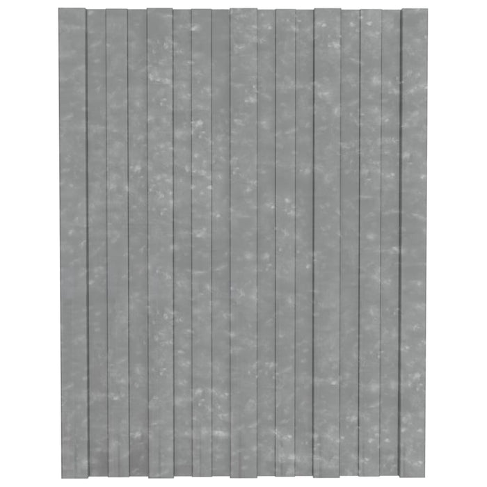 Pannelli da Tetto 36 pz in Acciaio Zincato Argento 60x45 cm 317198