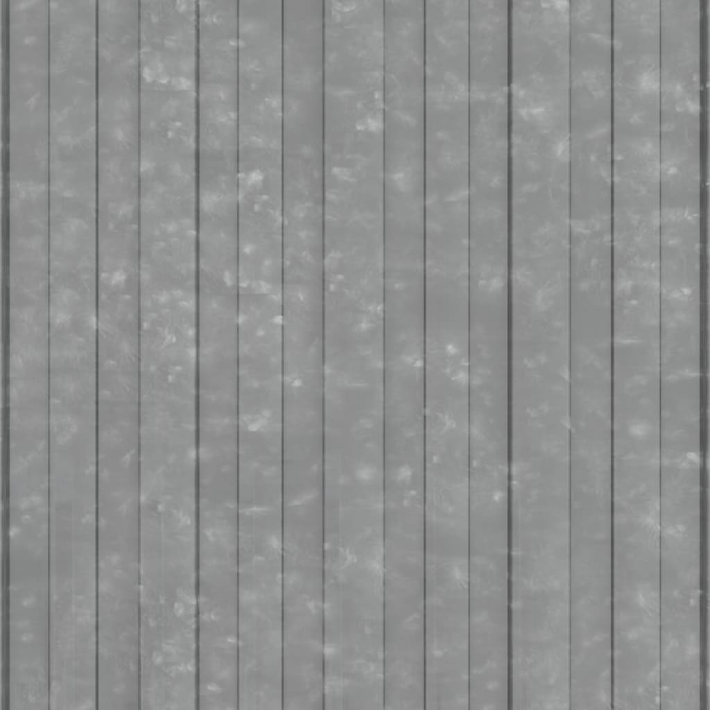 Pannelli da Tetto 36 pz in Acciaio Zincato Argento 60x45 cm 317198