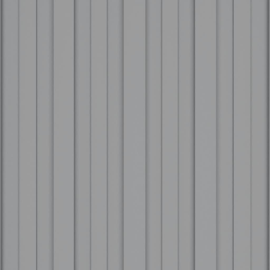 Pannelli da Tetto 12 pz in Acciaio Zincato Grigio 80x45 cm 317201