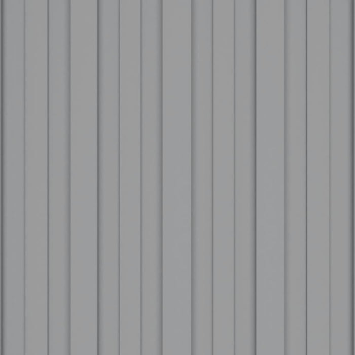 Pannelli da Tetto 12 pz in Acciaio Zincato Grigio 80x45 cm 317201