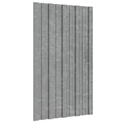 Pannello per tetto 12 pcs Argento 80 x 45 cm Acciaio zincato 42047119
