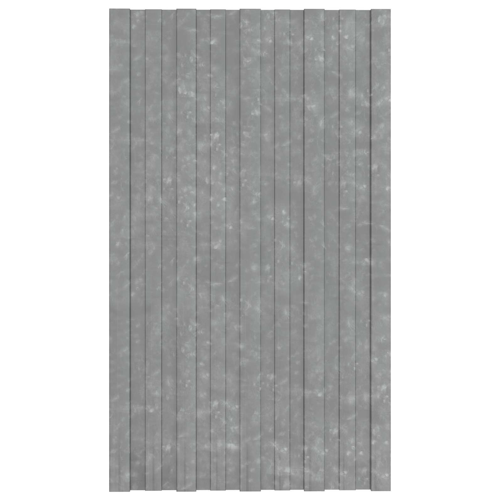 Pannello per tetto 12 pcs Argento 80 x 45 cm Acciaio zincato 42047119