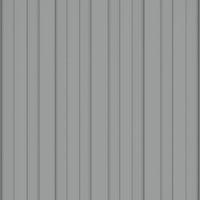 Pannelli da Tetto 36 pz in Acciaio Zincato Grigio 100x45 cm