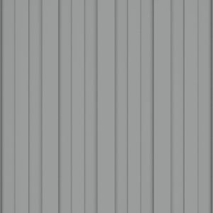 Pannelli da Tetto 36 pz in Acciaio Zincato Grigio 100x45 cm
