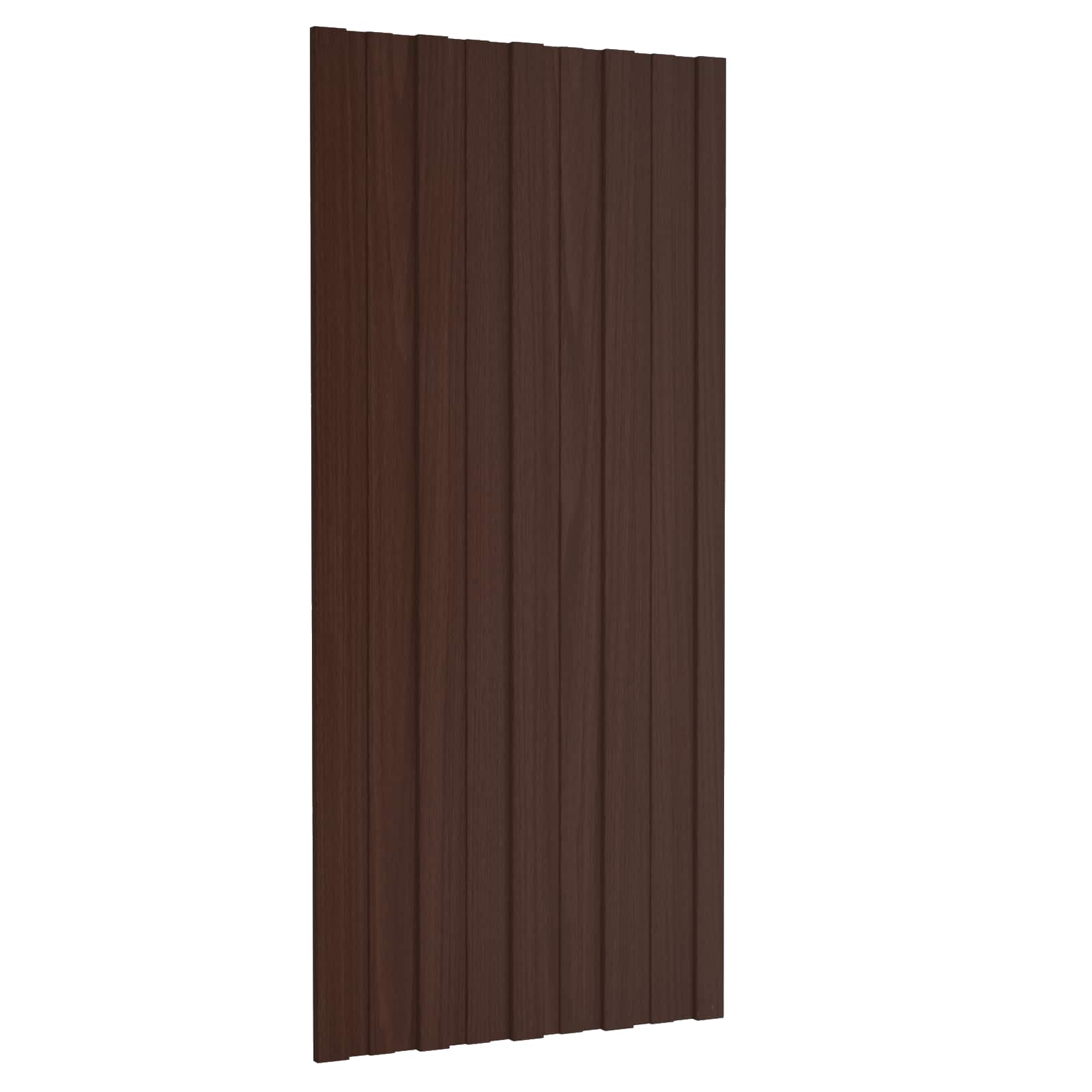 Pannello per tetto 12 pcs Marrone 100 x 45 cm Acciaio zincato 42047127