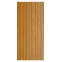 Pannelli da Tetto 12 pz Acciaio Zincato Legno Chiaro 100x45 cm