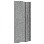 Pannello per tetto 12 pcs Argento 100 x 45 cm Acciaio zincato 42047131