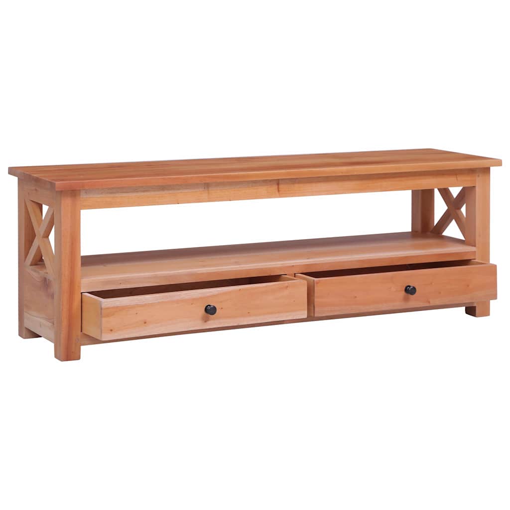 Mobile Porta TV-Mobile per TV-Credenza TV 115x30x40 cm in Legno Massello di Mogano