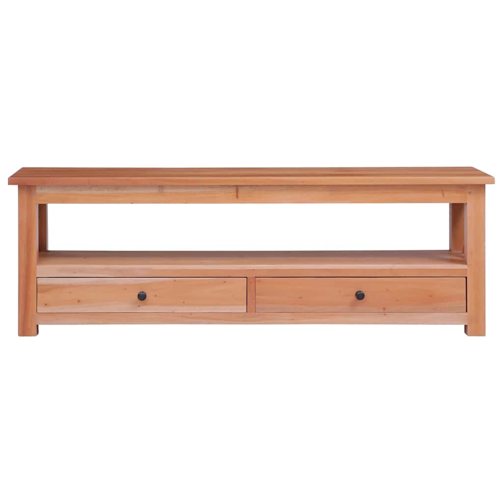 Mobile Porta TV-Mobile per TV-Credenza TV 115x30x40 cm in Legno Massello di Mogano