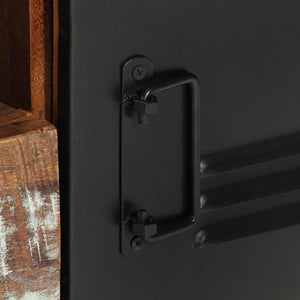 Mobile Porta TV 120x30x40 cm in Legno Massello di Recupero 338223