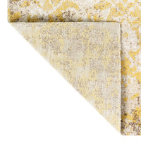 Tappeto da Esterni a Tessitura Piatta 100x200 cm Giallo 317045