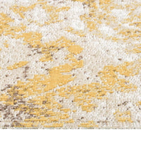 Tappeto da Esterni a Tessitura Piatta 100x200 cm Giallo 317045