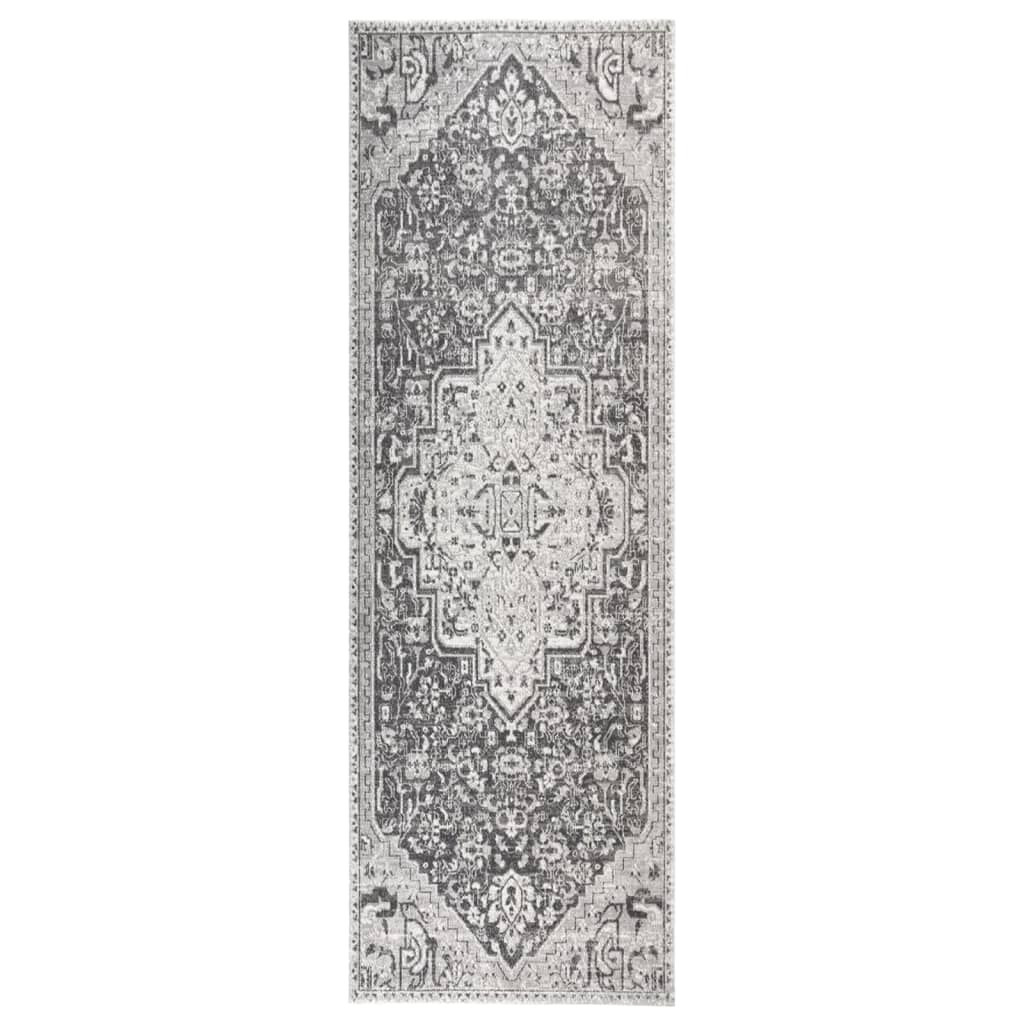 Tappeto da Esterni a Tessitura Piatta 80x250 cm Grigio Chiaro cod mxl 69458