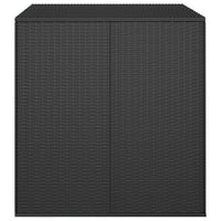 Contenitore per cuscini contenitore da giardino in resina intrecciata 100 x 97,5 x 104 cm nero 02_0013159