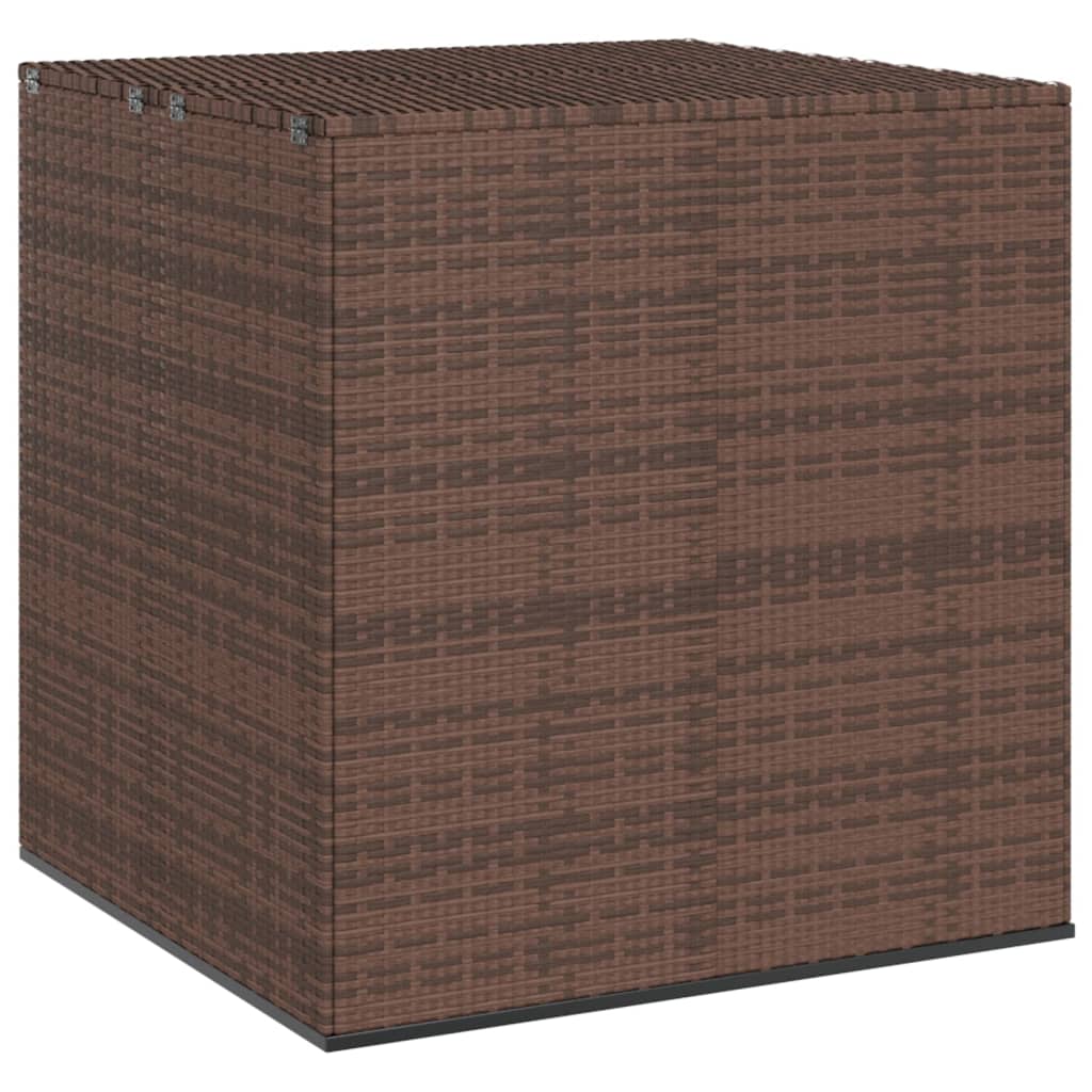 Contenitore da Giardino in Rattan PE 100x97,5x104 cm Marrone cod mxl 57263